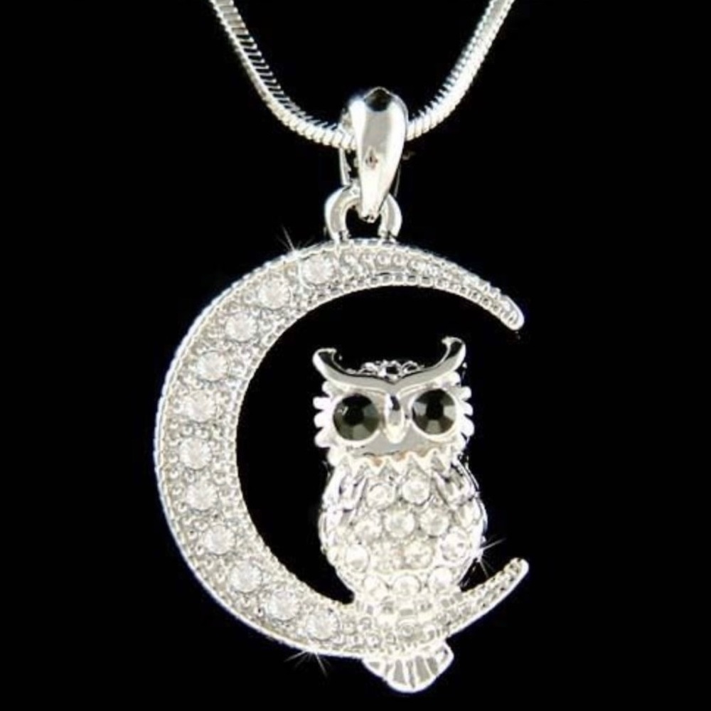 Owl Crystal Necklace